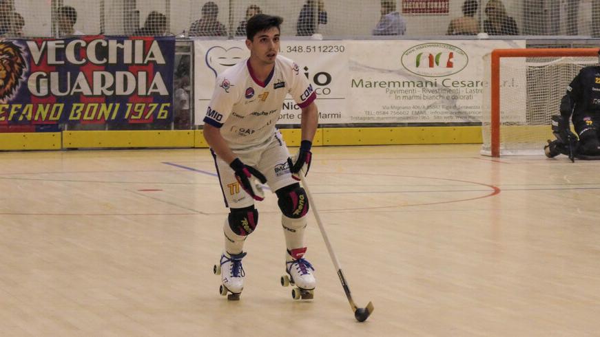 Francesco Compagno in azione (Foto Roberto Paglianti)
