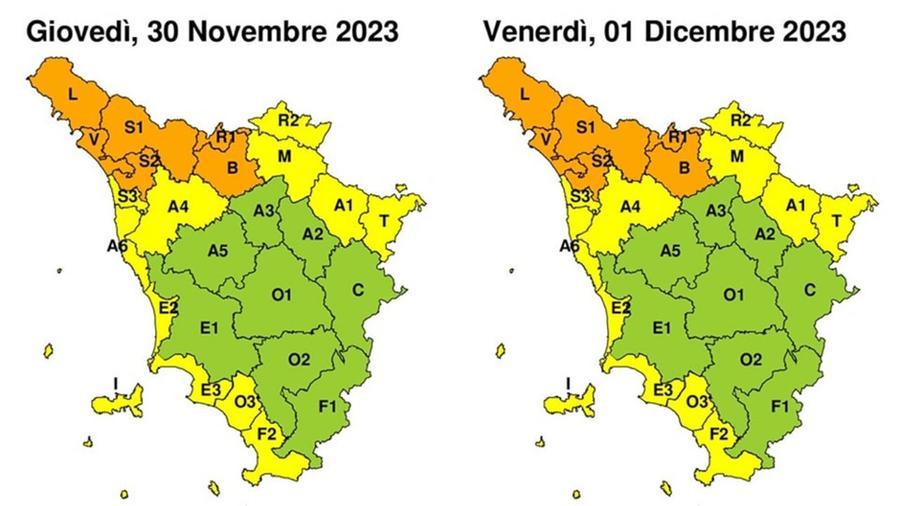 Maltempo in Toscana, allerta arancione: nubifragi in arrivo. Ecco le zone a rischio