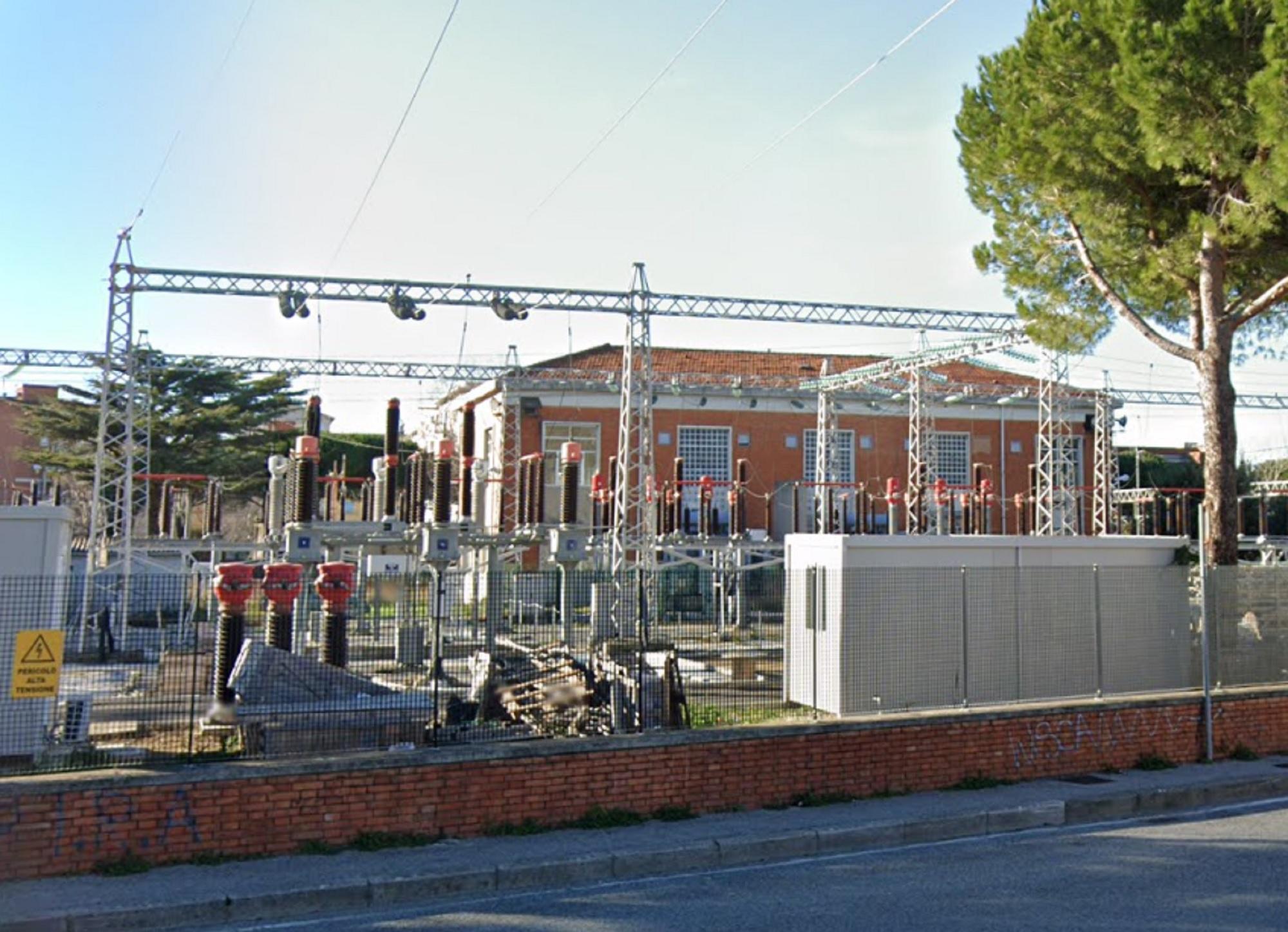 La sottostazione elettrica del Picchianti