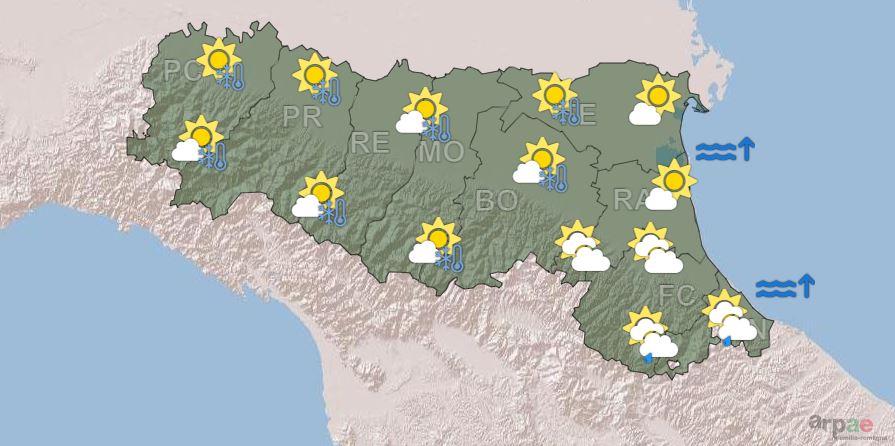 Ferrara, il meteo per il weekend