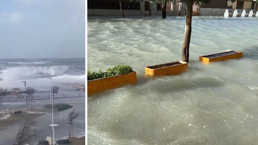 Maltempo in Toscana, Marina di Pisa di nuovo allagata: «L’acqua è ovunque». Il sindaco Conti: «Pretendiamo subito i lavori» – Video