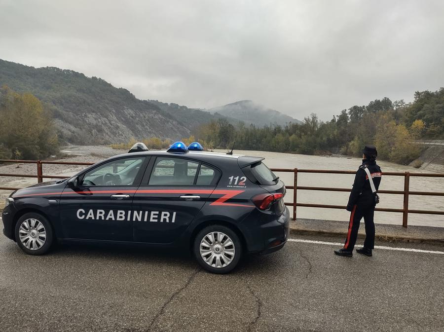 Alberi caduti e cavi elettrici rotti in montagna, i carabinieri al lavoro
