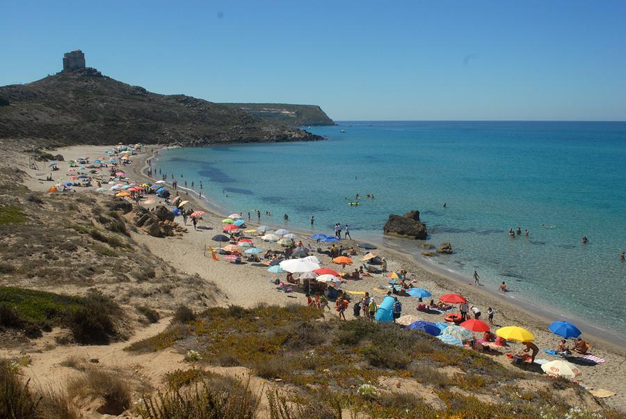 
	Uno scorcio di San Giovanni di Sinis nell'Area Marina Protetta di Cabras

