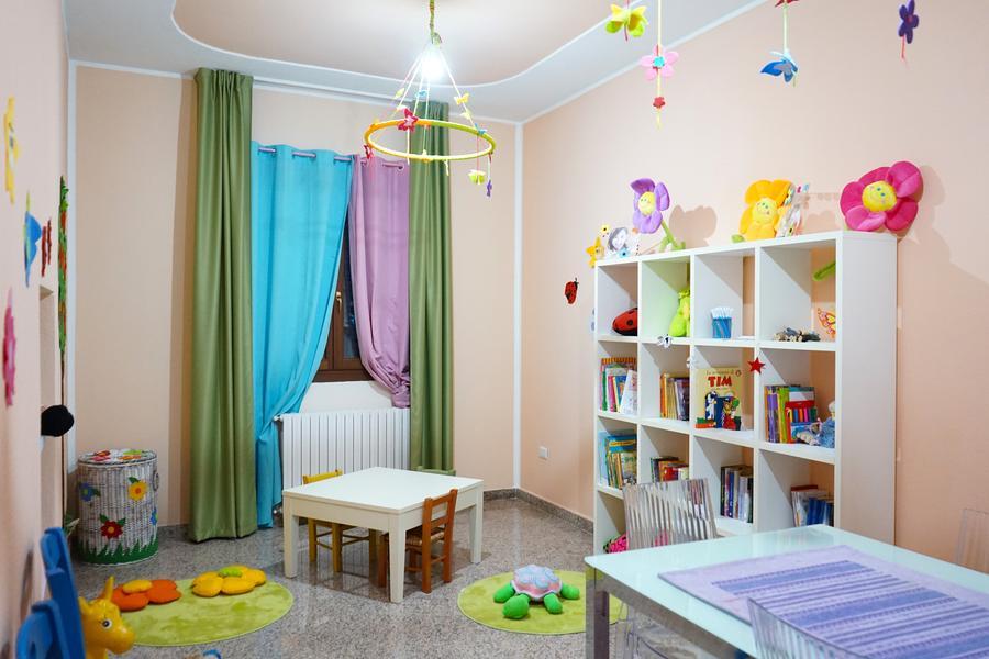 
	Una delle camere del Centro "Dimmi ti ascolto"

