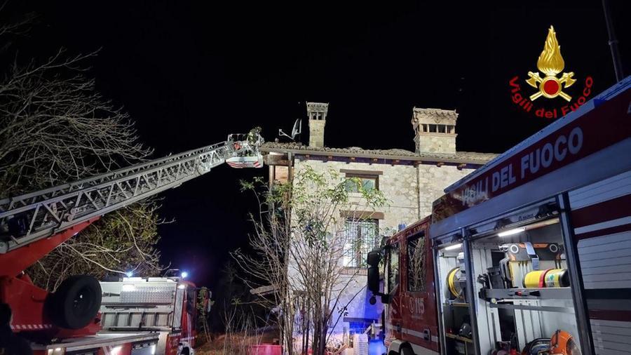 Incendio alla Casa del Tibet di Votigno