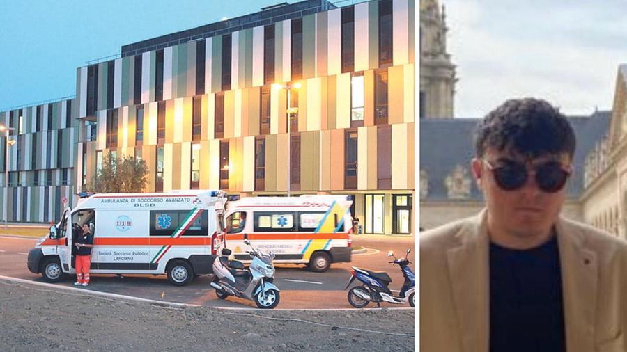 
	L'ospedale S.Jacopo e la vittima, Niccol&ograve; Ginnani di 22 anni

