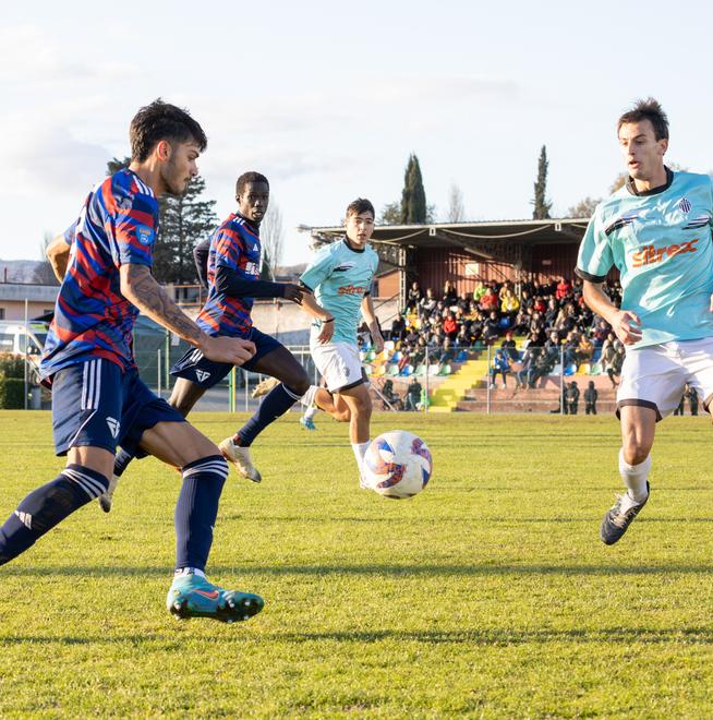 Un'azione della gara di ieri (foto UsFG)