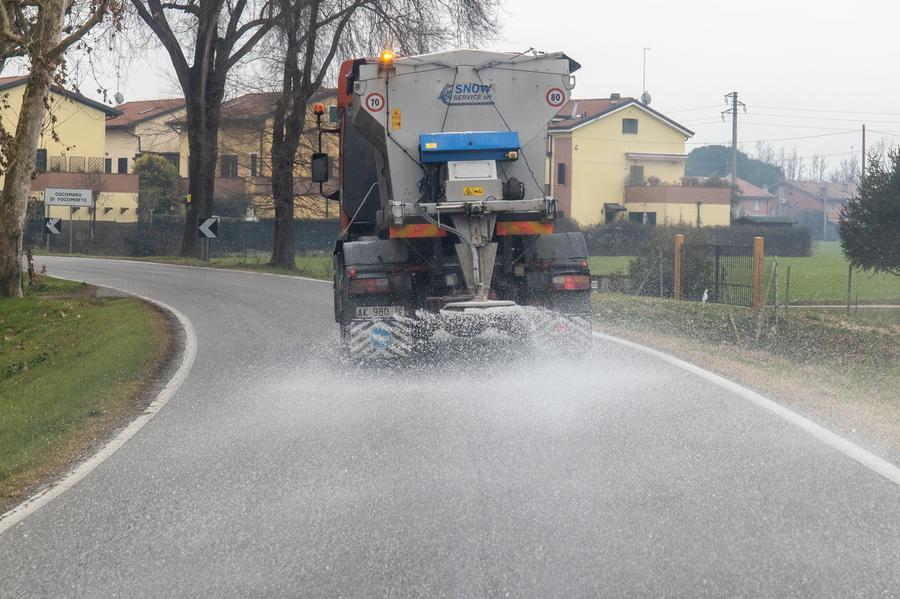 Ferrara, piano neve e ghiaccio: 25 mezzi pronti