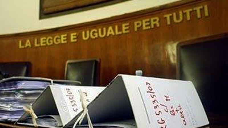 Un’aula del tribunale di Pisa