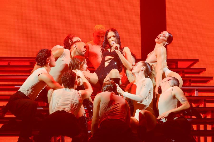 
	Un momento dello show di Elodie al Mandela Forum di Firenze


