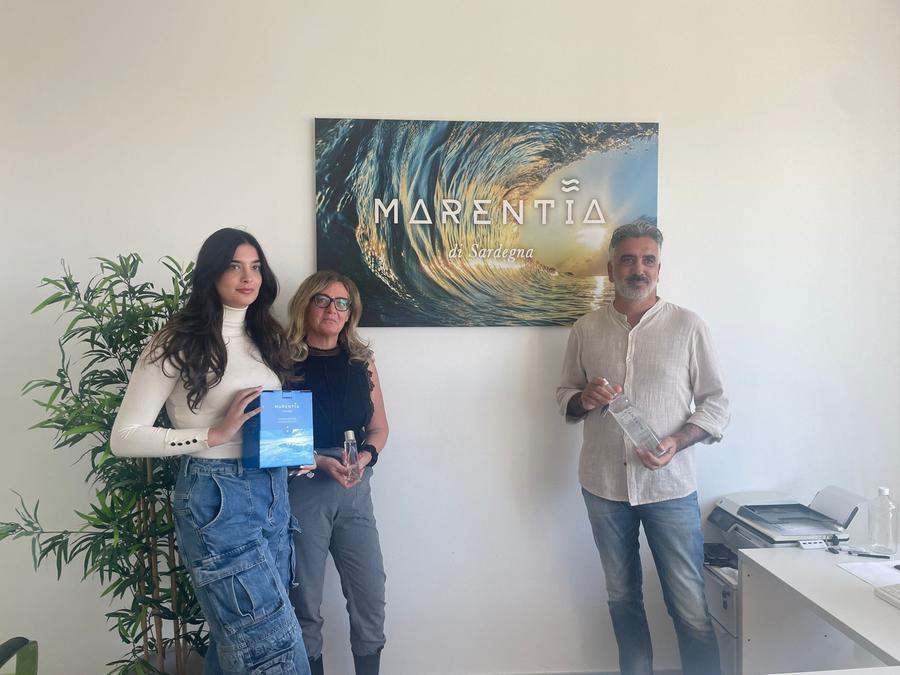 Leopoldo Casti con la moglie Roberta Dal Pozzo e la figlia Greta