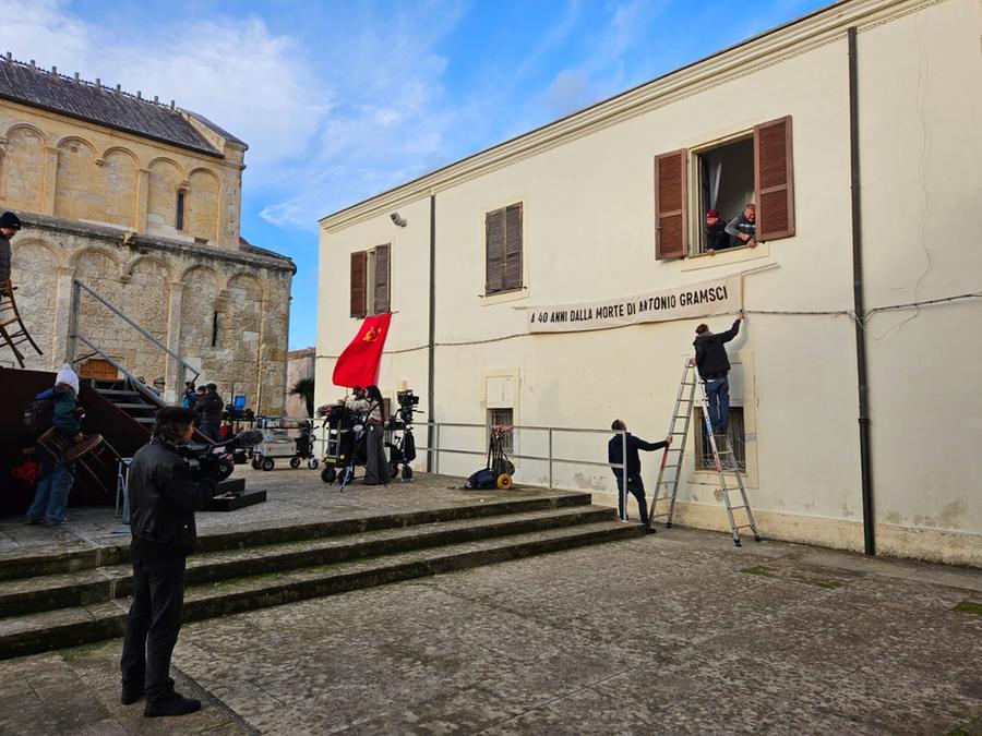 
	Le riprese nell'area monumentale di Monte Angellu

