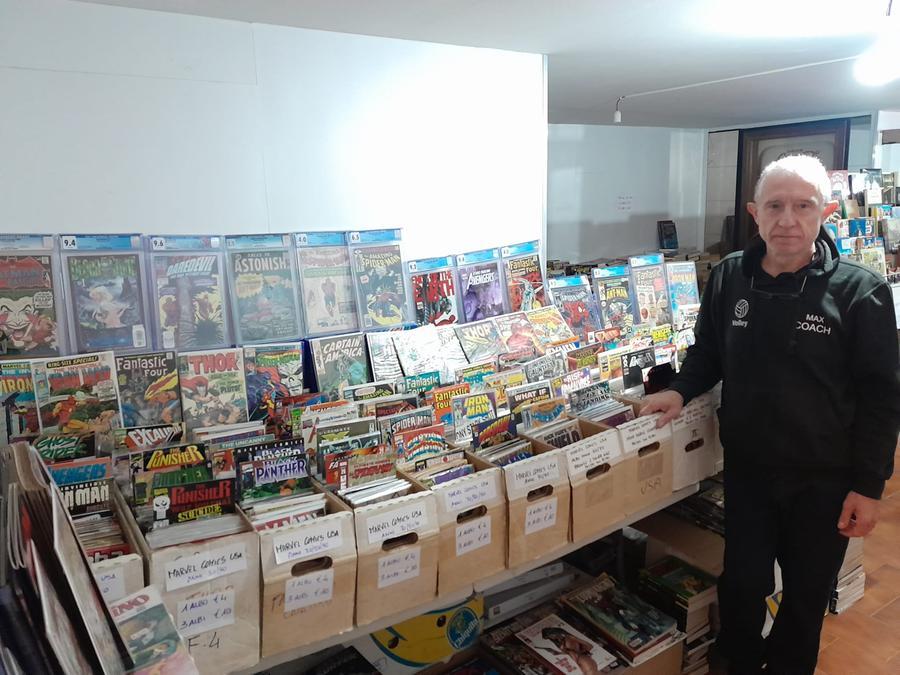 Cento, cinquant’anni di passione per i fumetti: «I Supereroi non mi stancano mai»