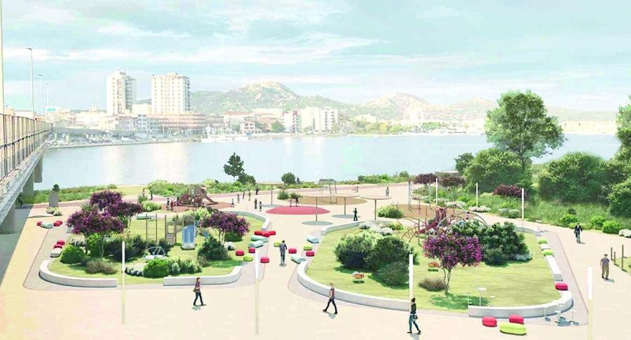 Olbia, parco con chioschi bar e giochi: Mogadiscio e isola Lepre si trasformano