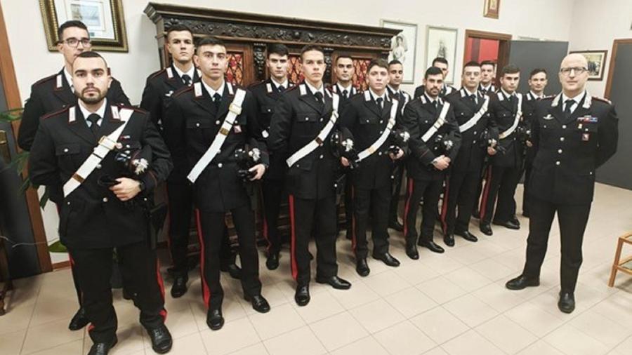 I 15 carabinieri arrivati a Livorno