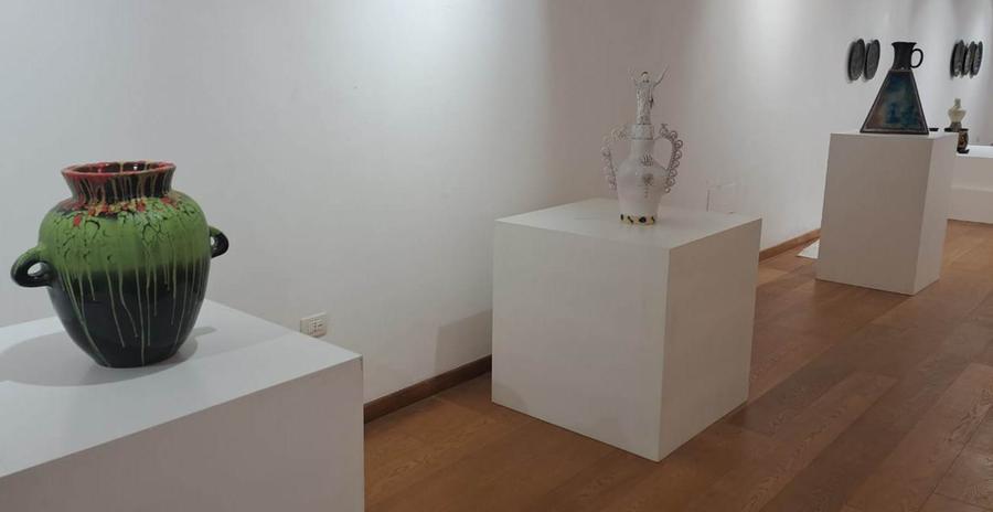 
	Alcune delle ceramiche esposte

