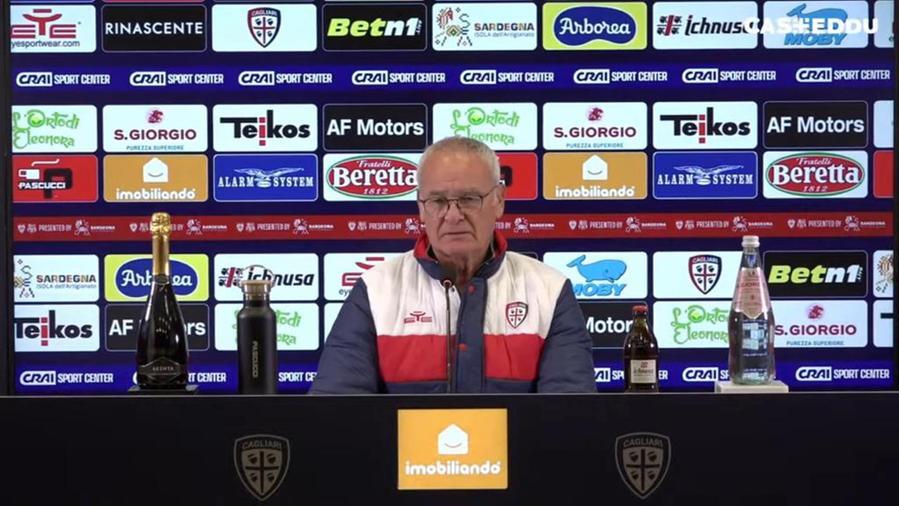 Cagliari, l’appello di Claudio Ranieri: «Contro il Sassuolo serve tutto il sostegno del pubblico»
