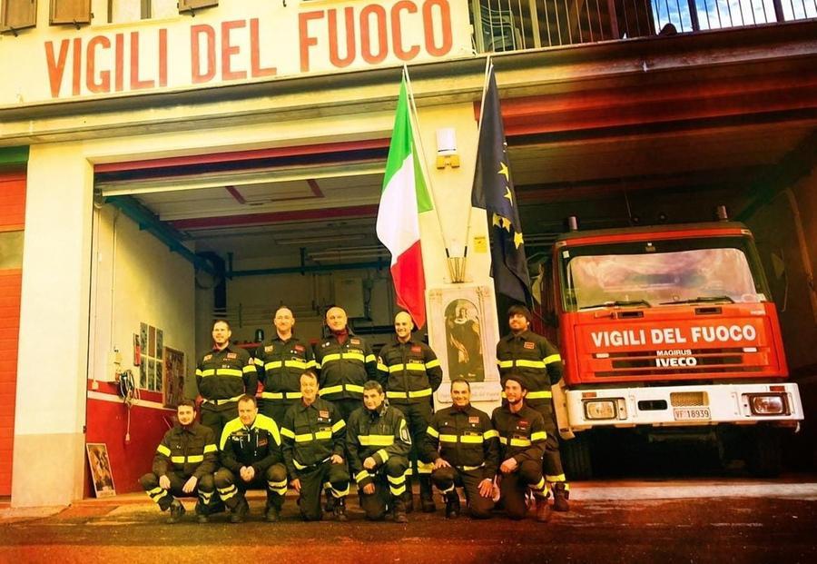 I pompieri di Frassinoro salutano il “capo” storico