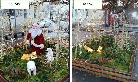 Babbo Natale e orsetti rubati a Copparo