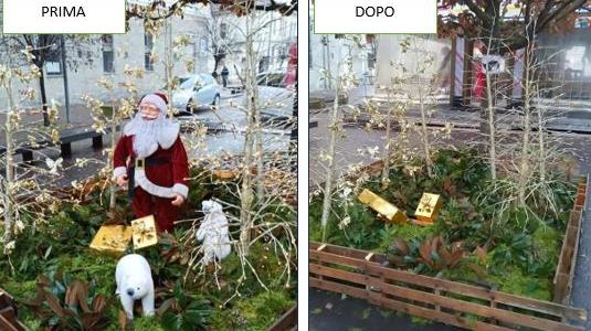Babbo Natale e orsetti rubati a Copparo