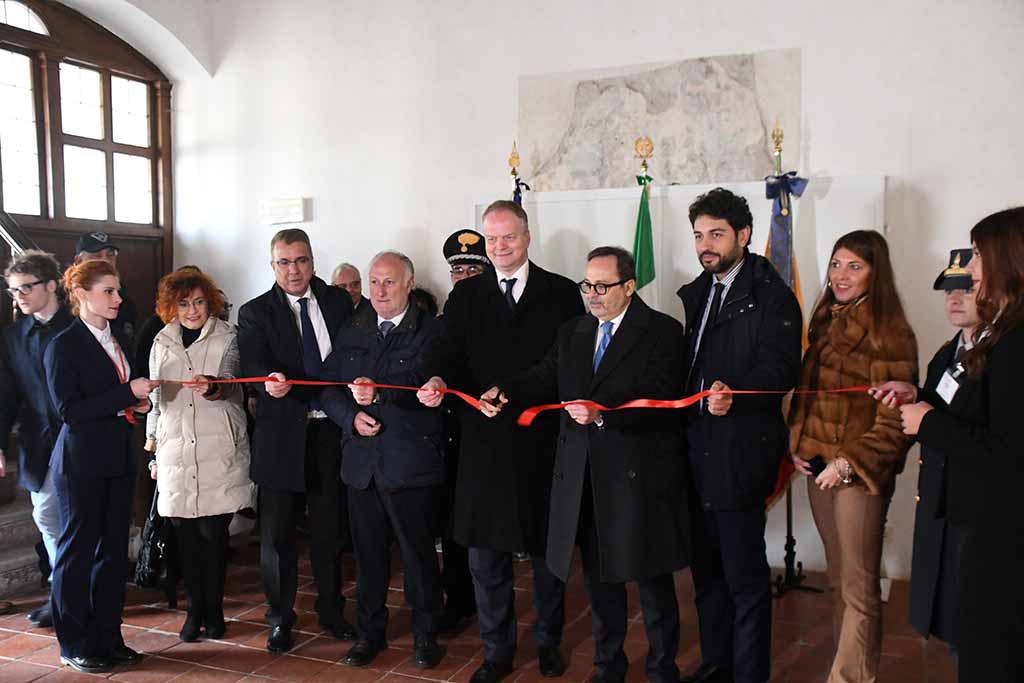 Un momento dell'inaugurazione