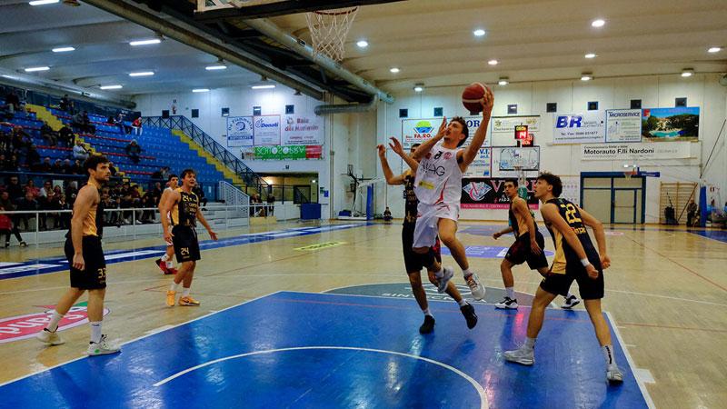Turini, protagonista di una partita mostruosa in attacco con 39 punti segnati (foto Michele Falorni/Silvi)