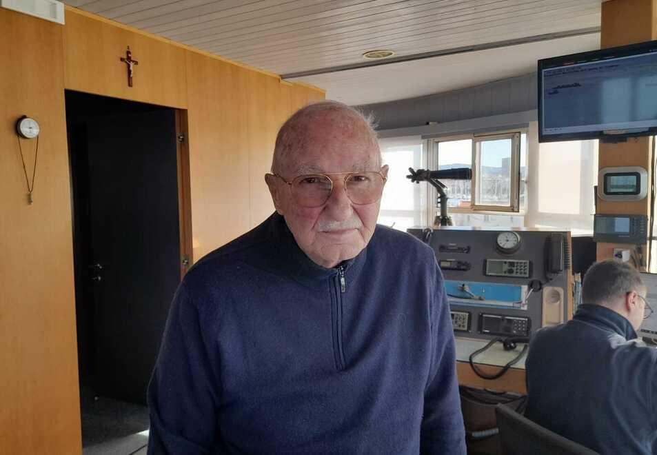 Massimo Moniga, 80 anni, la memoria dell'Avvisatore marittimo di Livorno
