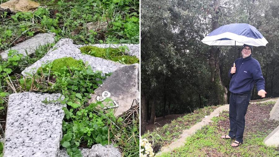 Cadavere senza testa, viaggio al cimitero della Valle Benedetta tra le tombe distrutte: «Macché riti satanici» – Video