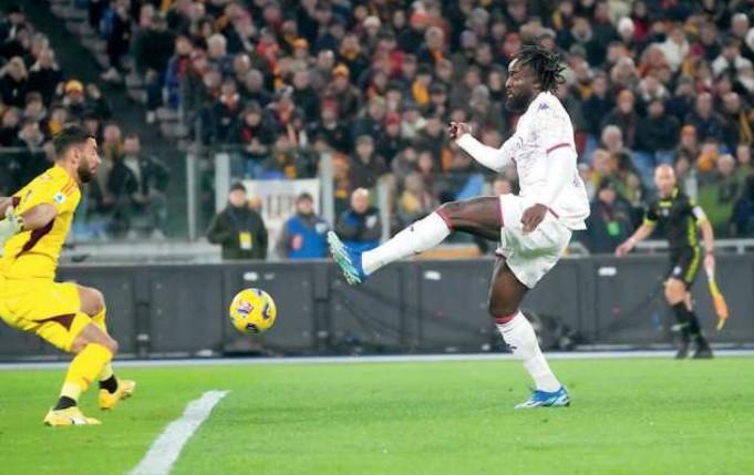 Nzola all’OIimpico ha mancato l’occasione col gol