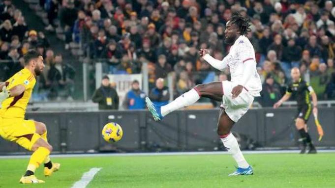 Nzola all’OIimpico ha mancato l’occasione col gol