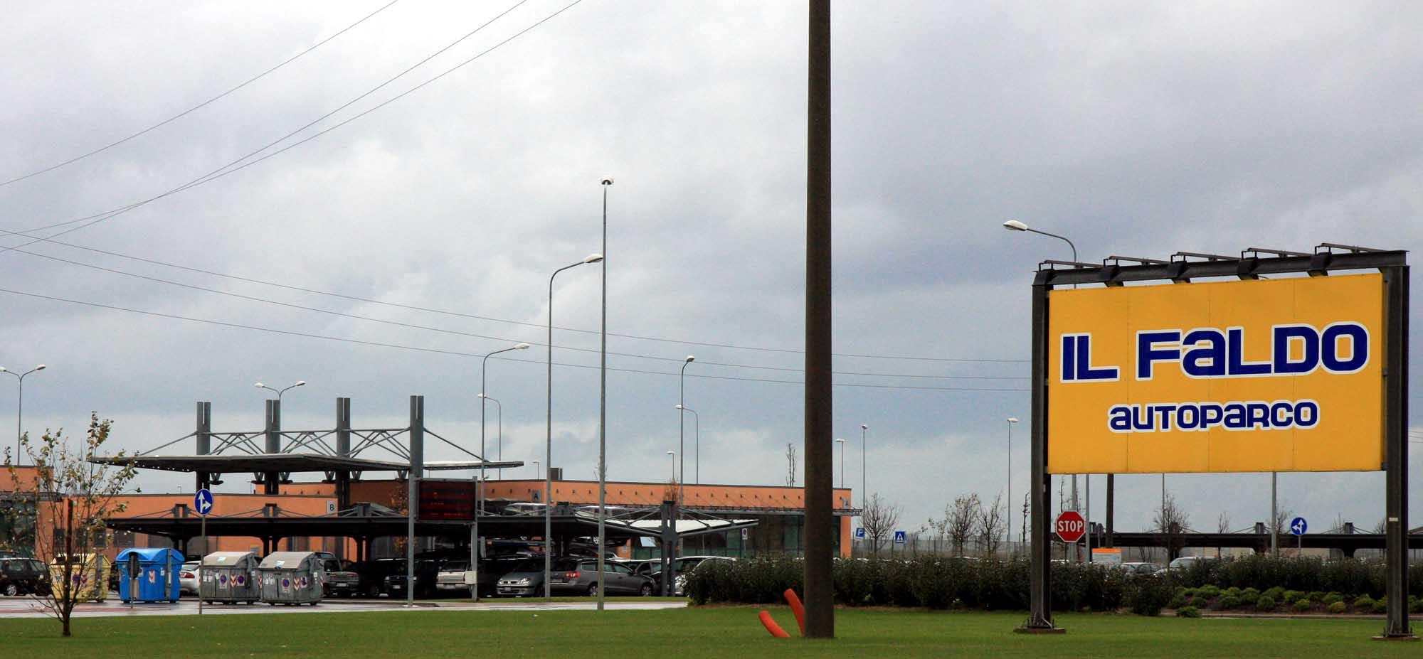 L'autoparco del Faldo