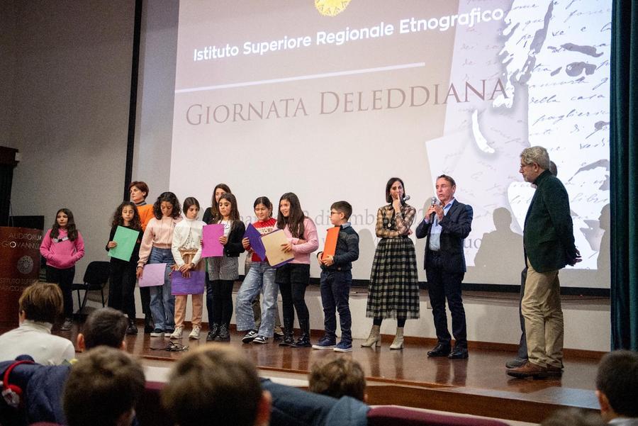 
	Un momento della Giornata deleddiana 2023 celebrata ieri all'Isre di Nuoro

