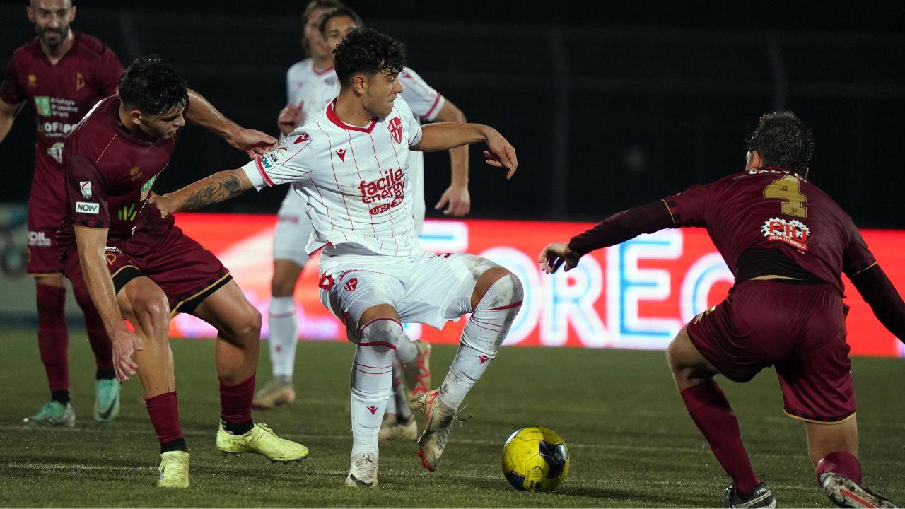 Il Padova vince a Pontedera nei quarti di finale di Coppa Italia (Foto di Franco Silvi)