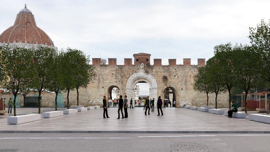Una simulazione grafica della “nuova” piazza Manin