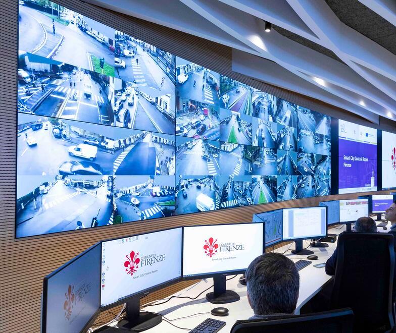 La control room del Comune