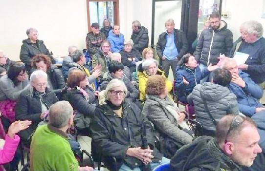 
	Un momento della riunione di luned&igrave; sera a Catena di Quarrata

