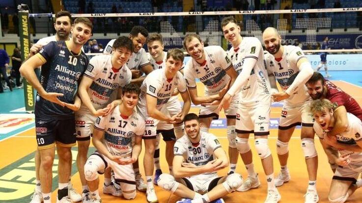 Al PalaPirastu il grande volley stasera Milano-Paok Salonicco