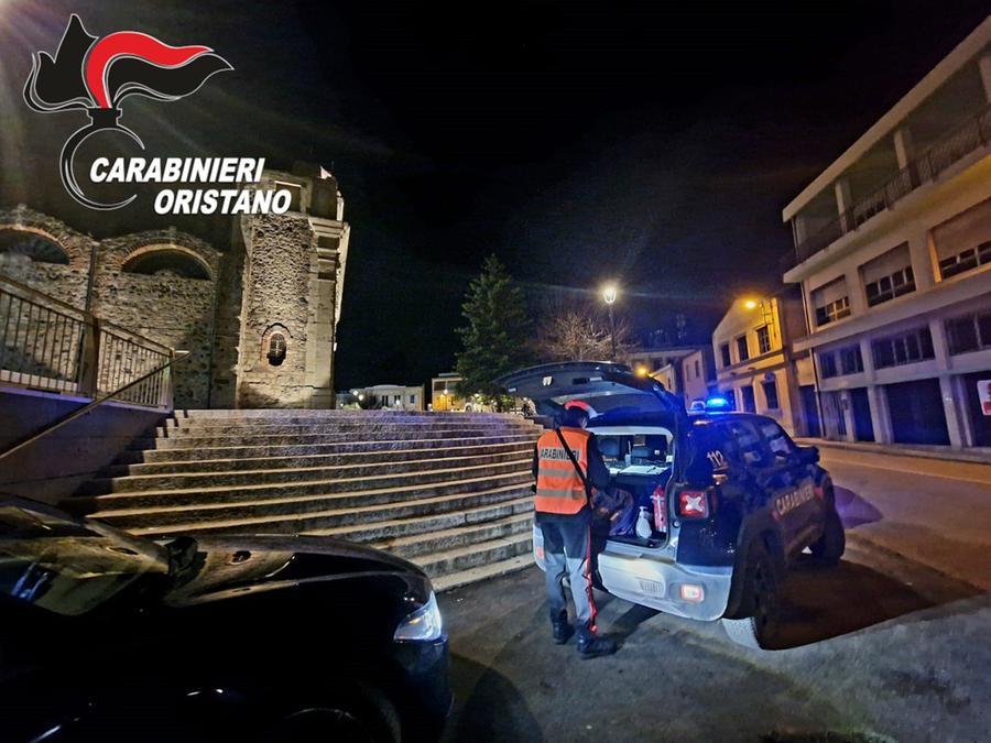 
	La pattuglia dei carabinieri a Terralba

