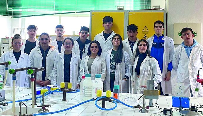 La IV N del Biotecnologico a indirizzo Ambientale De Sanctis-Deledda