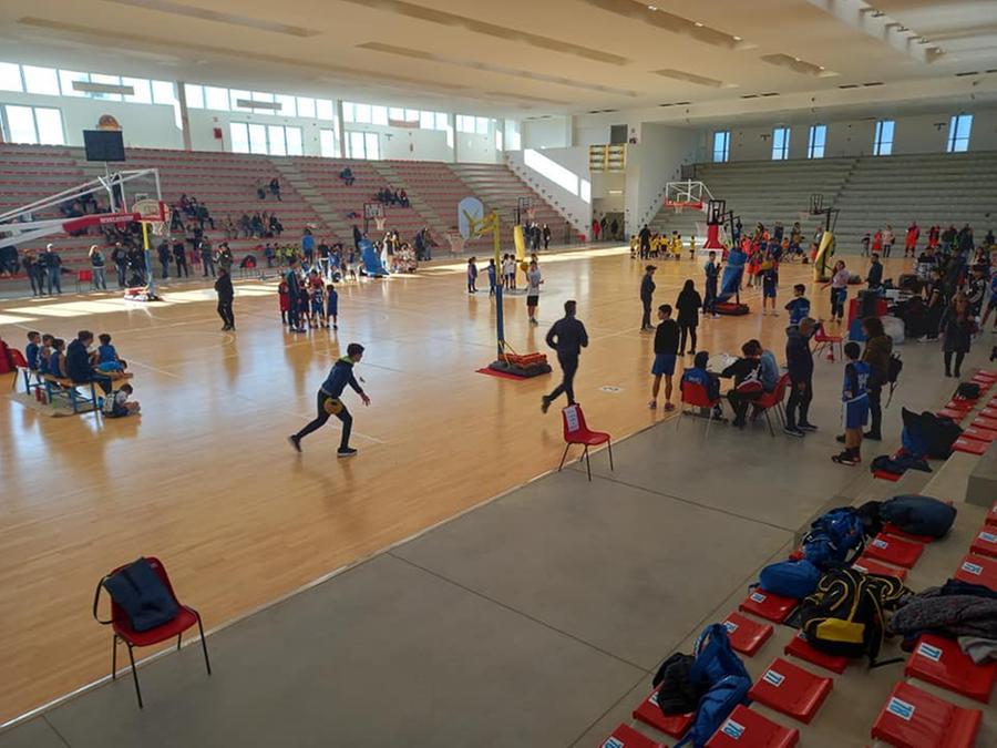 
	Un momento della 12 ore di minibasket dello scorso anno organizzata dall'Azzurra Basket


