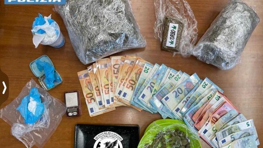 In casa aveva cocaina, hascisc e marijuana: arrestato 35enne cagliaritano