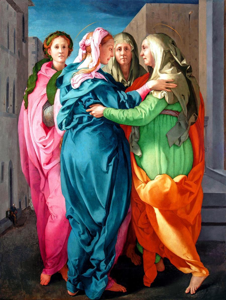 
	La Visitazione del Pontormo, ora custodita nella chiesa di San Michele a Carmignano

