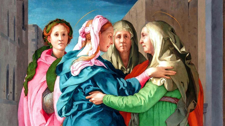 La Visitazione del Pontormo, ora custodita nella chiesa di San Michele a Carmignano