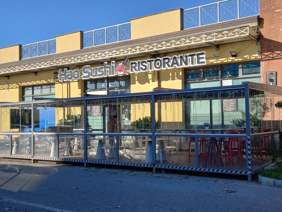 
	Il ristorante Hao Sushi all'interno del quale &egrave; avvenuta l'aggressione

