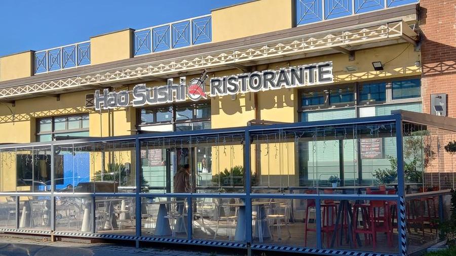 Il ristorante Hao Sushi all'interno del quale è avvenuta l'aggressione