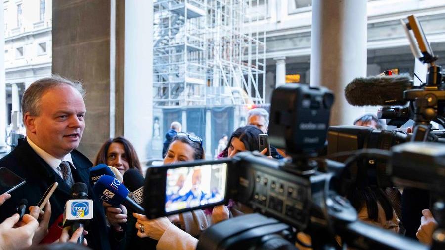 Eike Schmidt durante la conferenza stampa il giorno dopo la nomina a direttore del Museo e Real Bosco di Capodimonte a Napoli