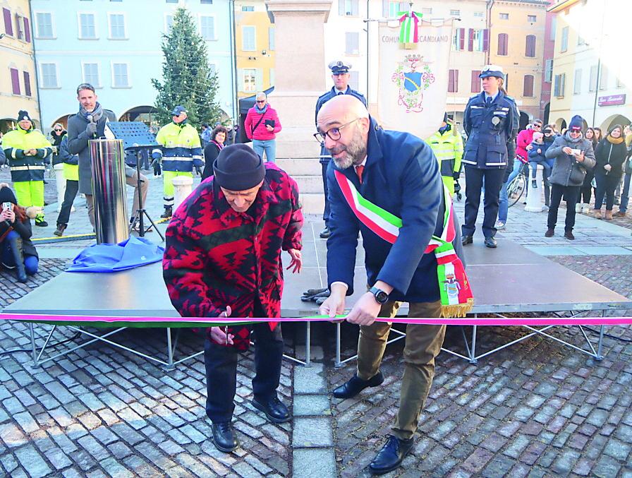 Scandiano, piazza Spallanzani tutta nuova Interrata la capsula del tempo