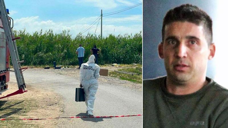 I rilievi nel luogo di uno dei delitti e Daniele Bedini