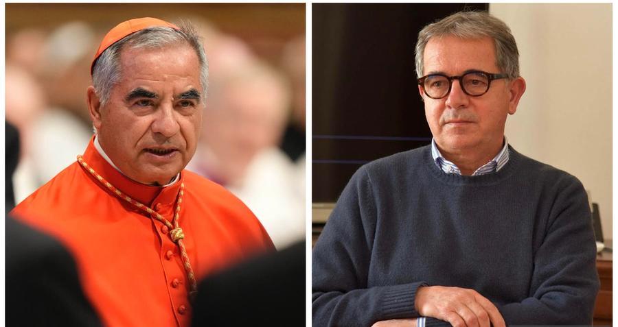 
	Il cardinale Angelo Becciu e il sindaco Settimo Nizzi&nbsp;

