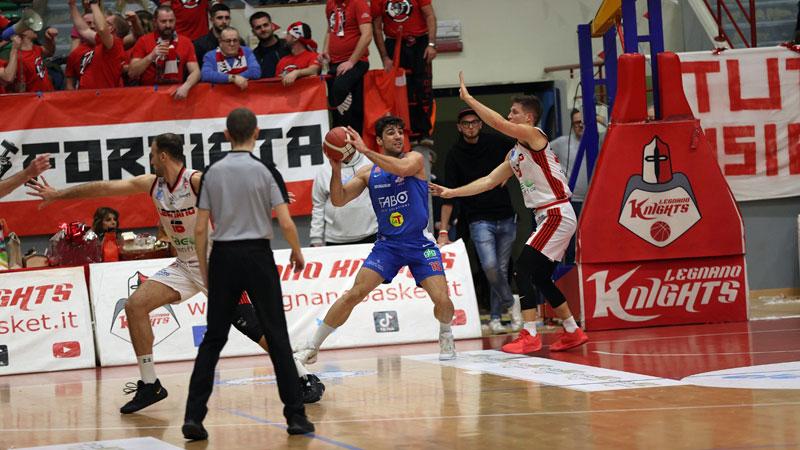 Un momento della gara di Legnano (Lnp foto Legnano Knights)
